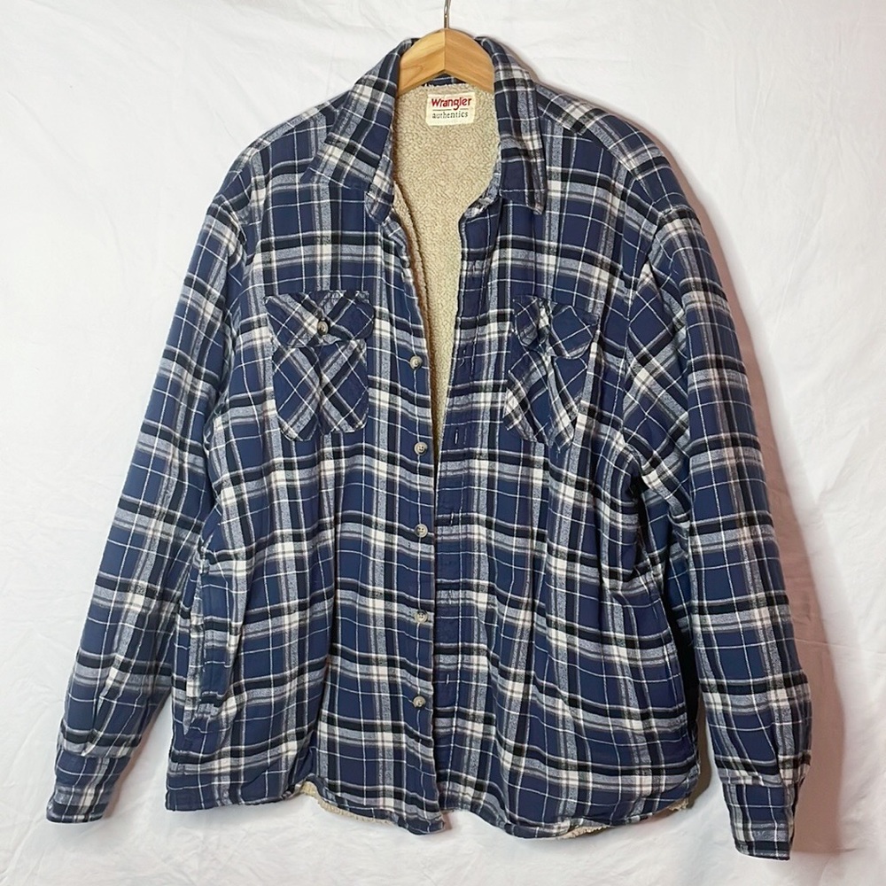 Wrangler Blue Plaid Jacket